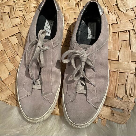 Uri minkoff men’s suede low top tennis  10.5 - Picture 1 of 10